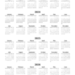 2023 2024 2025 2026 Free Printable Calendars And Planners PDF