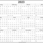 2023 Calendar Templates And Images 2023 Calendar Pdf Word Excel