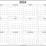 2024 2024 Calendar Yearly Printable 2024 CALENDAR PRINTABLE