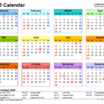 2024 2025 Calendar Template Free Download Free Elna Clerissa