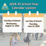 2024 2025 MBUSD Calendar Update Pacific Elementary School