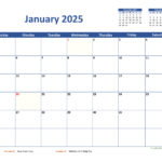 2024 2025 Printable Calendar Monthly Subscription Loise Rachael