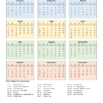 2024 Calendar Printable With Holidays