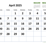 2025 April Calendar With Easter Images Printable Ruthy Claudina