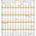 2025 Excel Calendar Template Free Download And Customization