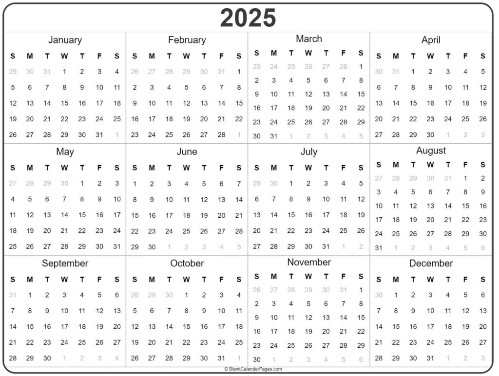 2025 Printable Calendar With Holidays Pdf Download Pdf Converter