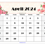 April Event Calendar 2024 Pdf Blisse Martie