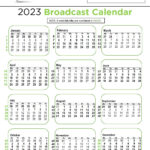 Broadcast Calendar 2023 And 2024 Printable 2024 Printable Calendar