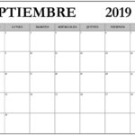 Calendario Septiembre 2019 Para Imprimir Nosovia