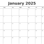 Cute January 2025 Printable Calendar Free Alma Lyndel