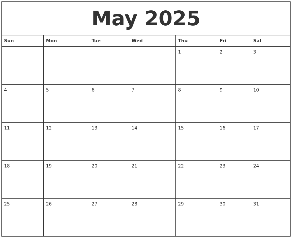 May 2025 Calendars A Comprehensive Guide Editable Calendar Planner 2025