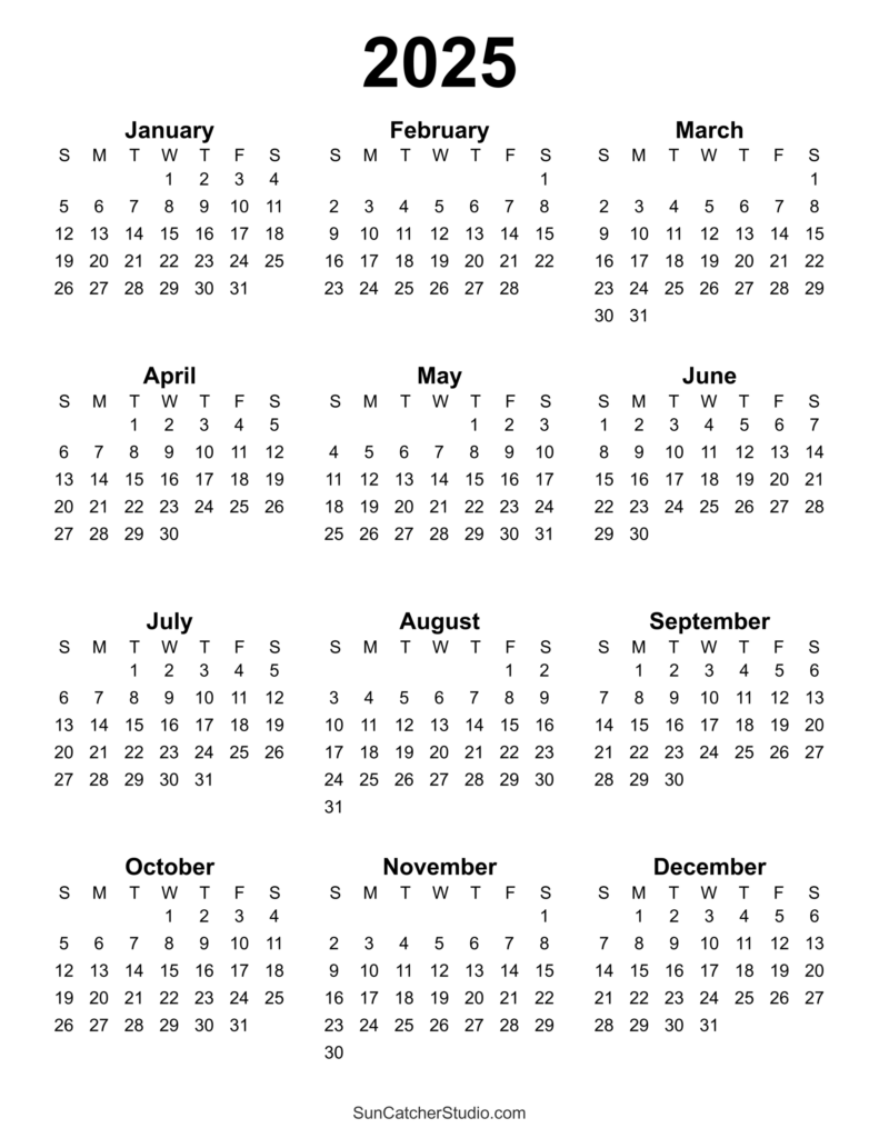 Printable Calendar 2025 Printable World Holiday Vrogue co