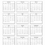 Small Printable Calendar 2025 Jena Robbin