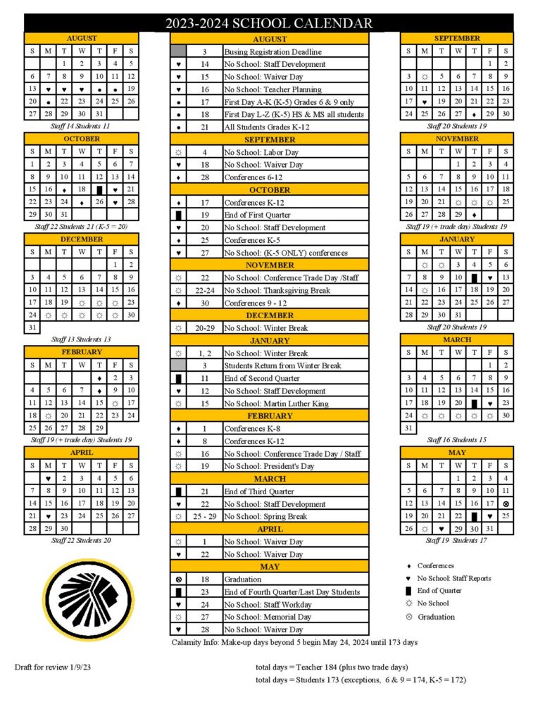 Southwest Licking Local School District Calendar 2023 2024