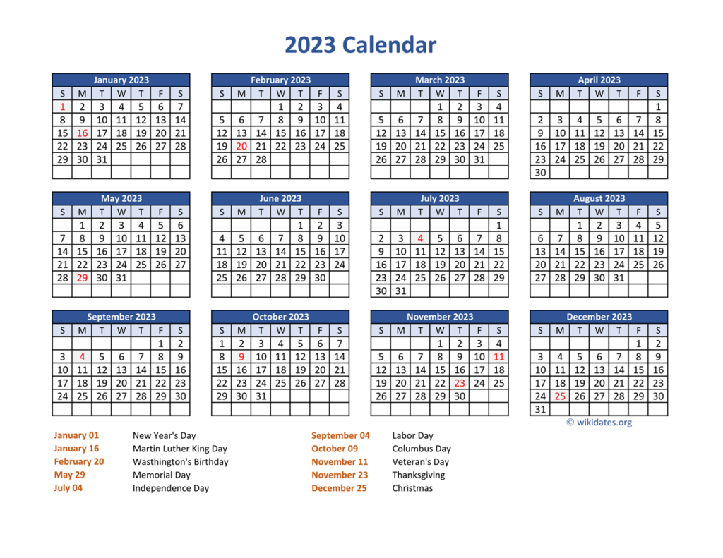 2023 Calendar Government A Comprehensive Guide To World Events And 