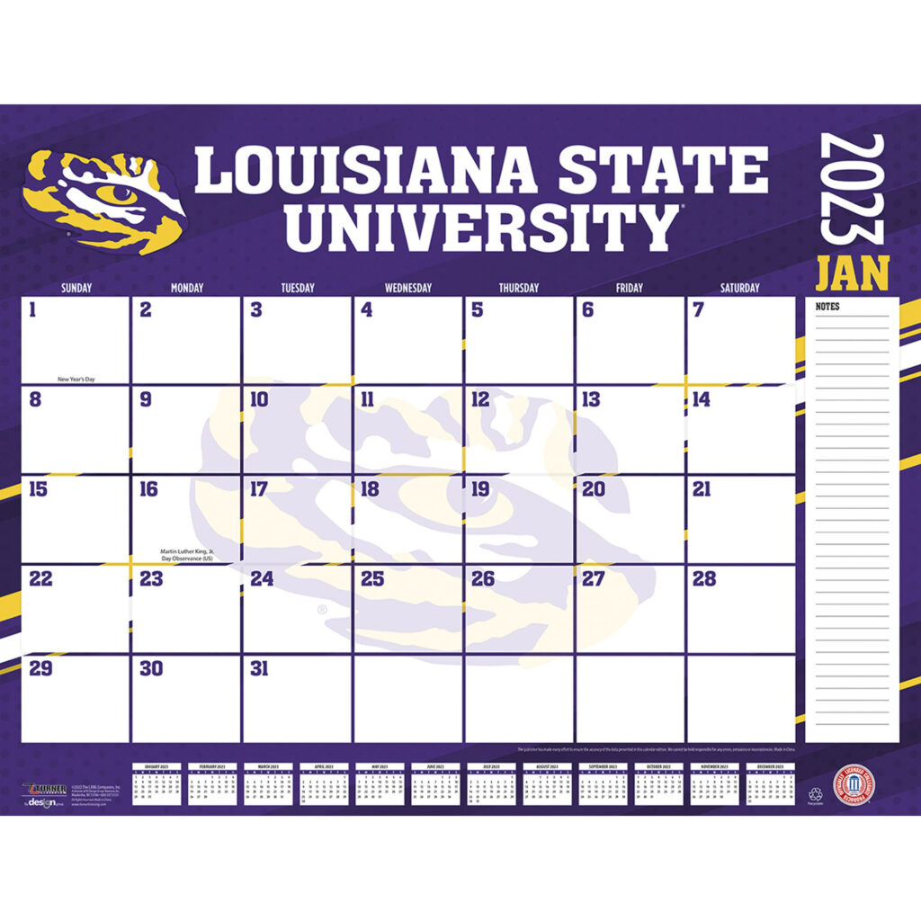 2023 Spring Academic Calendar Lsu Academiccalendars