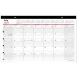 2024 2025 Office Depot Brand Monthly Academic Desk Calendar 17 3 4 X