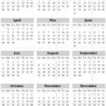 2024 Blank Yearly Calendar Template