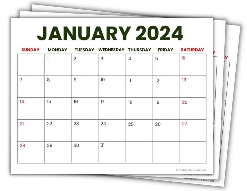 2024 Calendar Printable Free Pdf Caye Maxine