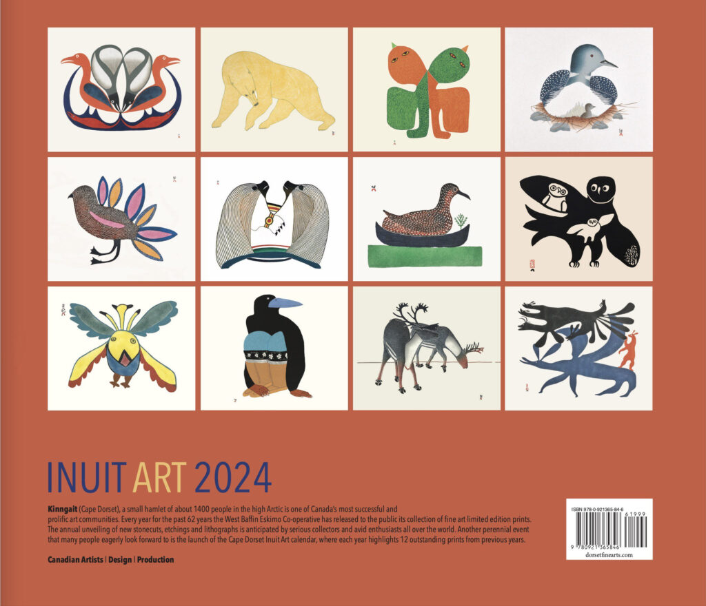 2024 Inuit Art Calendar DORSET FINE ARTS