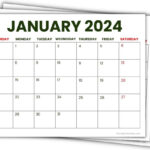 2024 Monthly Calendar Printable Free Pdf Lorri Rebekah