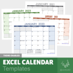 2024 Yearly Calendar Template Excel Free Download Full Erena Jacenta