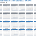 2025 Biweekly Payroll Calendar Printable Elli Noella