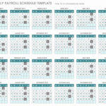 2025 Biweekly Payroll Calendar Template Excel Brana Chryste