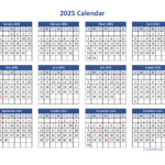 2025 Calendar PDF A Comprehensive Guide To The Year Ahead Calendar