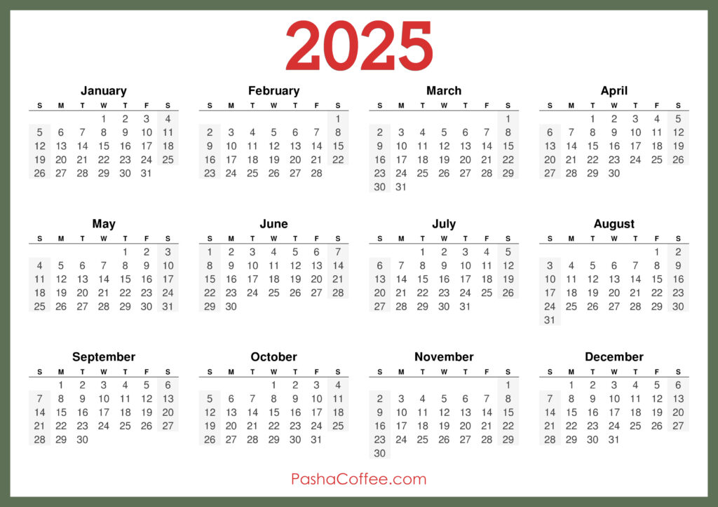 2025 Calendar Planner Printable Free Download Alex Chickie