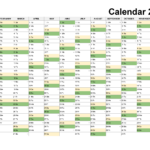 2025 Calendar Printable PDF Excel And Image File Free Download