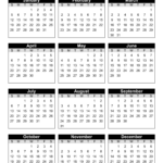 2025 Calendar Year 12 Months Free Brena Clareta