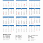 2025 Canada Calendar With Holidays