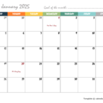 2025 Free Large Wall Calendar Free Printable Templates