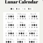 2025 Lunar Calendar Printable Free Images Abbe Lindsy