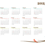 2025 Year Calendar Printable Free Word Jena Robbin