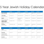 5 Year Jewish Holiday Calendar Westchester Jewish CouncilWestchester