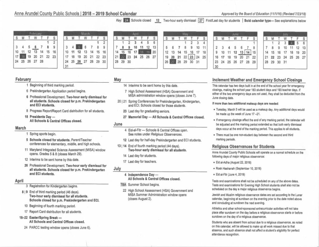 Aacps Calendar 2024 2025 Pdf