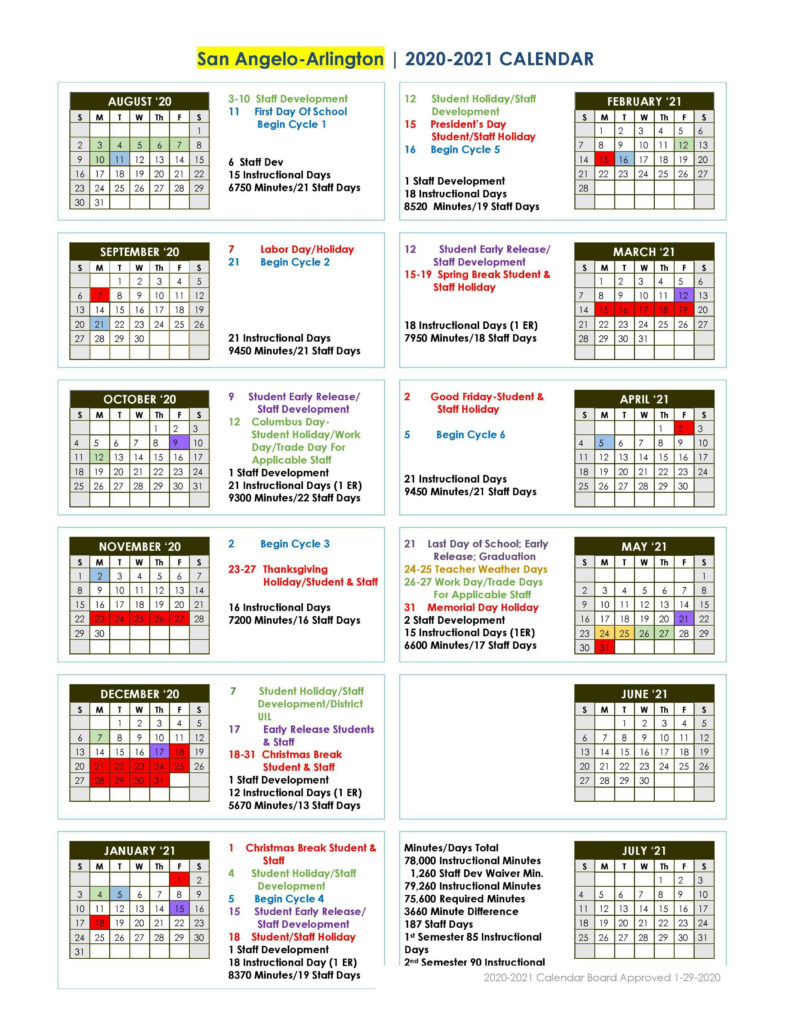 Angelo State Academic Calendar Kelsi Melitta