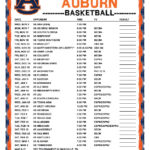 Auburn 2025 Football Schedule Printable Free Download Jason Bailey