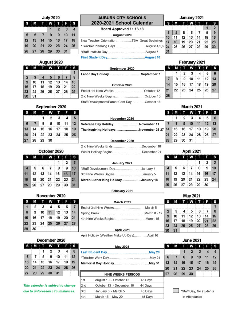 Auburn Calendar 2024 2024 Calendar Printable