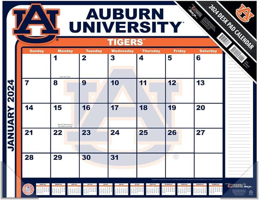 Auburn University Academic Calendar 2025 Calendar Leonard Skinner