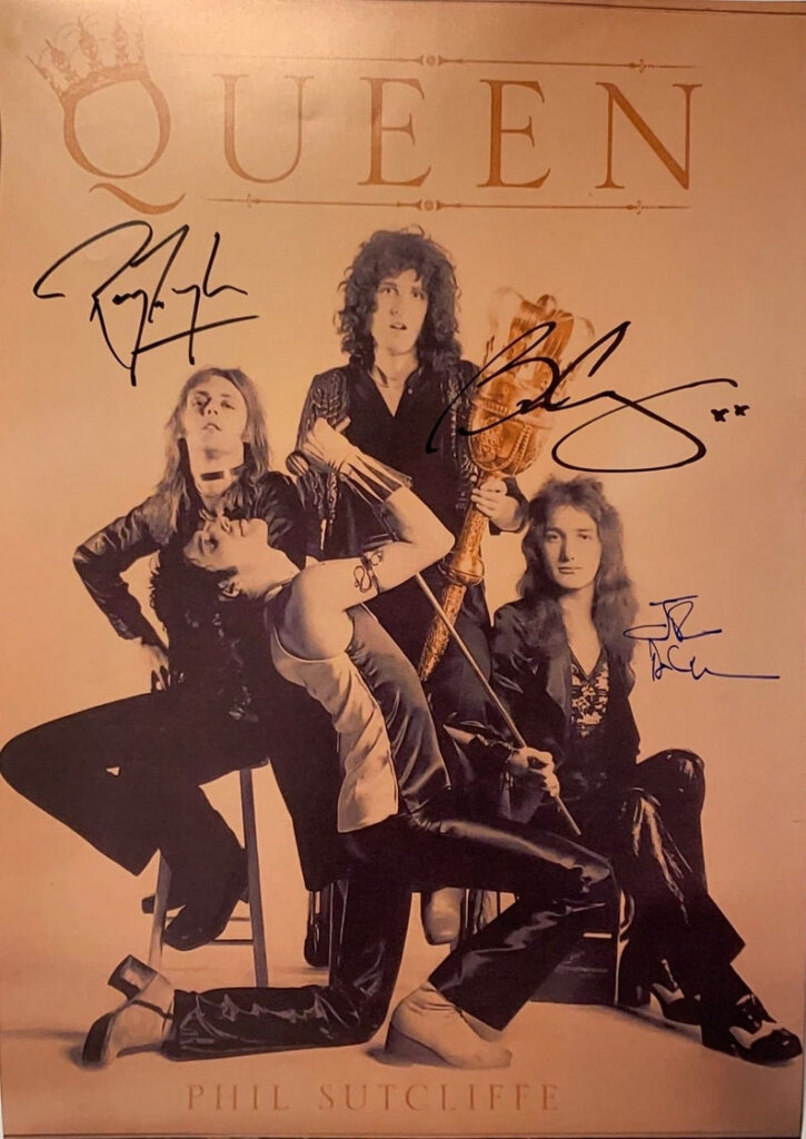 Autograph Signed Queen Poster COA Etsy