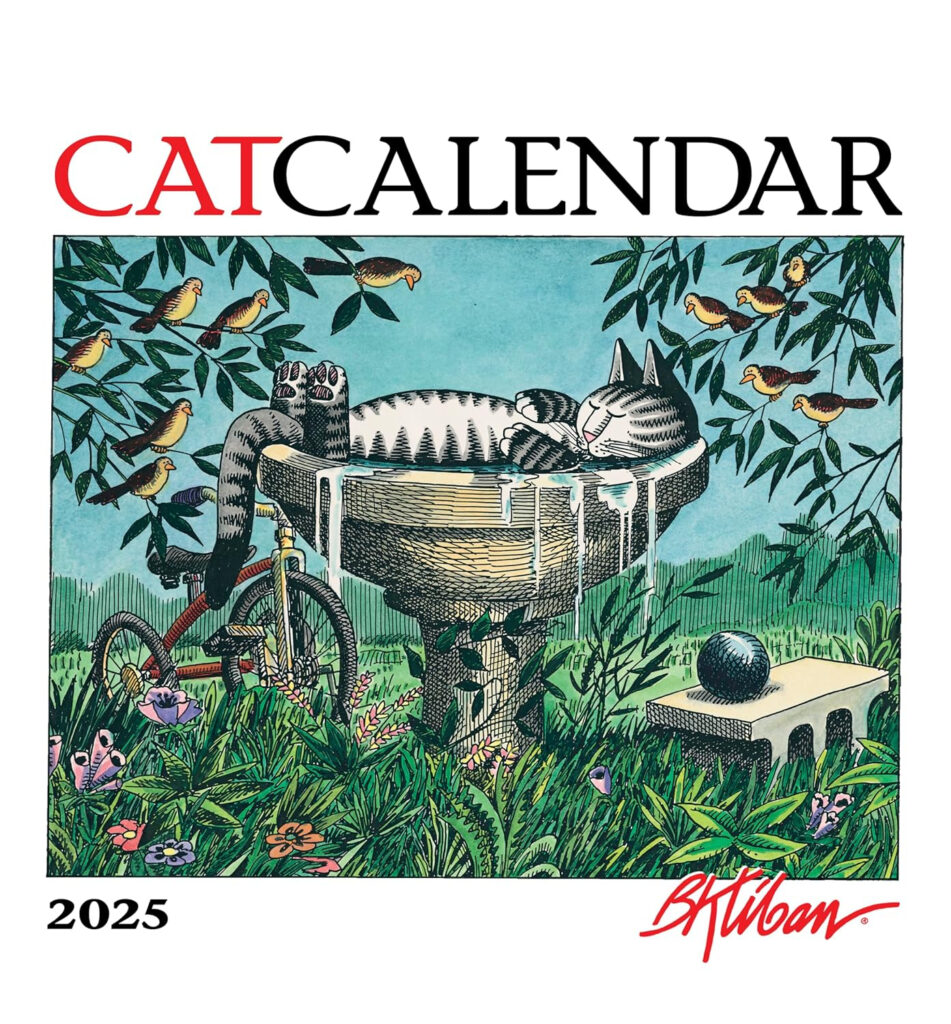 B Kliban CatCalendar 2025 Mini Wall Calendar B Kliban Pomegranate 