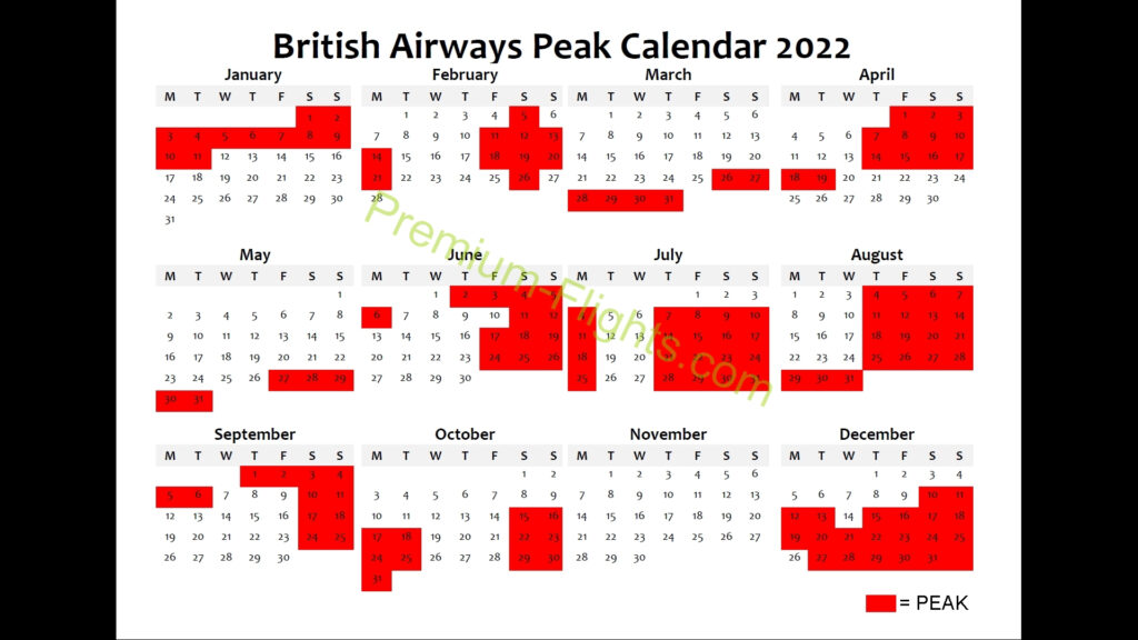 Ba Off Peak Calendar 2024 Irene Jillane