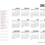 Bookmark Calendar 2025 Template Bonni Christi