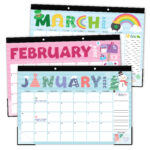 Buy Doodle Large Desk 2024 2025 Desk Calender 2024 Monthly Desktop