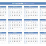 Calendar 2025 Weeks Numbered A Comprehensive Guide Design Printable