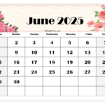 Calendar For June 2025 Printable Landscape Sophi Anderea