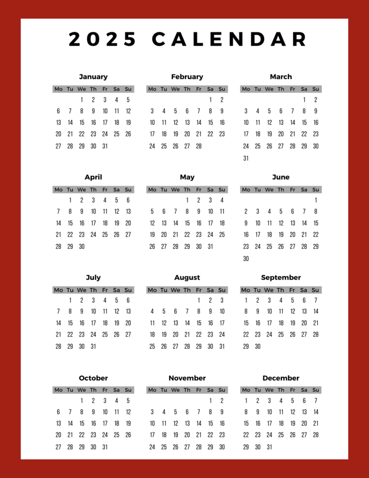 Calendar Work Week 2025 A Comprehensive Guide Calendar January 2025 